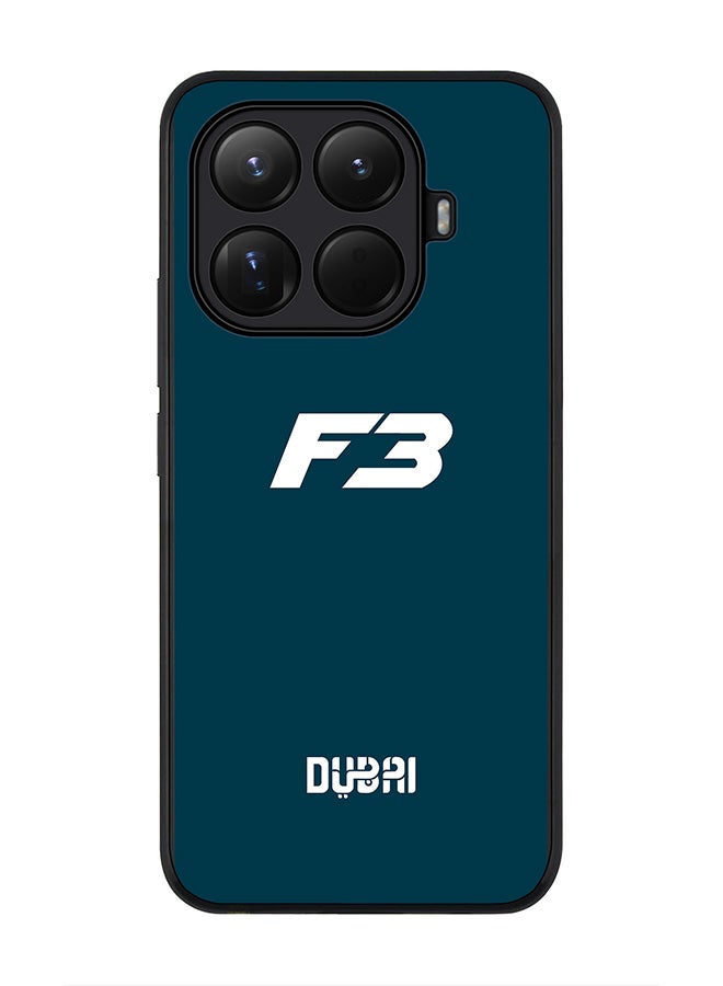 For Xiaomi 15T Pro Case,Slim fit Camera Protection, Shockproof Thin Phone cover  -  Faz3 Dubai Blue